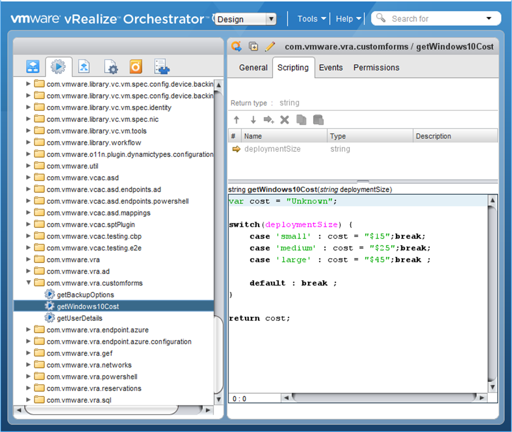 vRealize Orchestrator